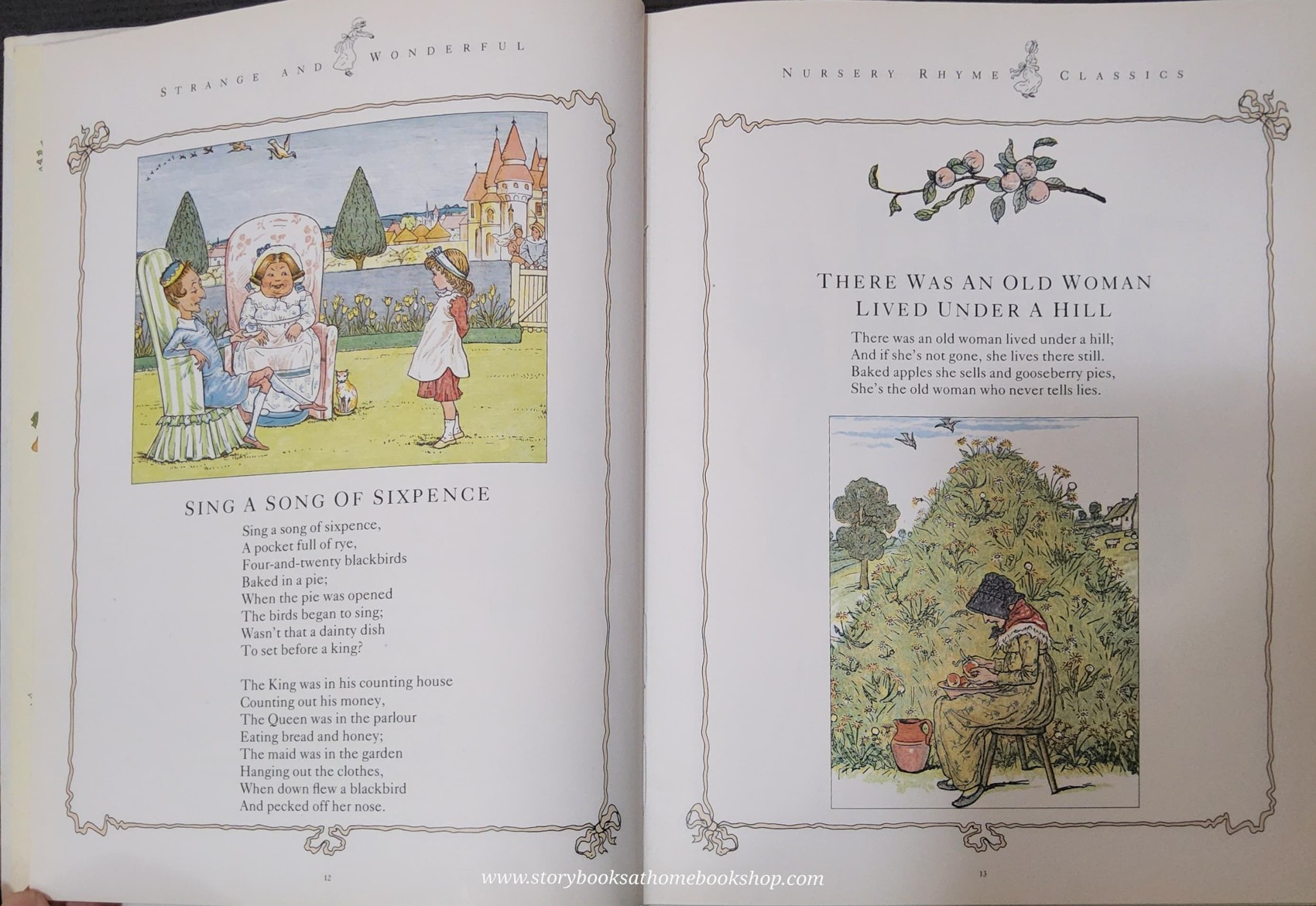 หนังสือนิทานปกแข็ง** 🍅🍓NURSERY RHYME CLASSICS BY KATE GREENAWAY