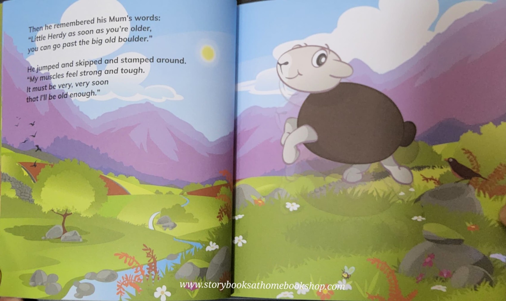 หนังสือนิทานปกอ่อน** 🍅🍓LITTLE HERDY NAD THE BIG OLD BOULDER