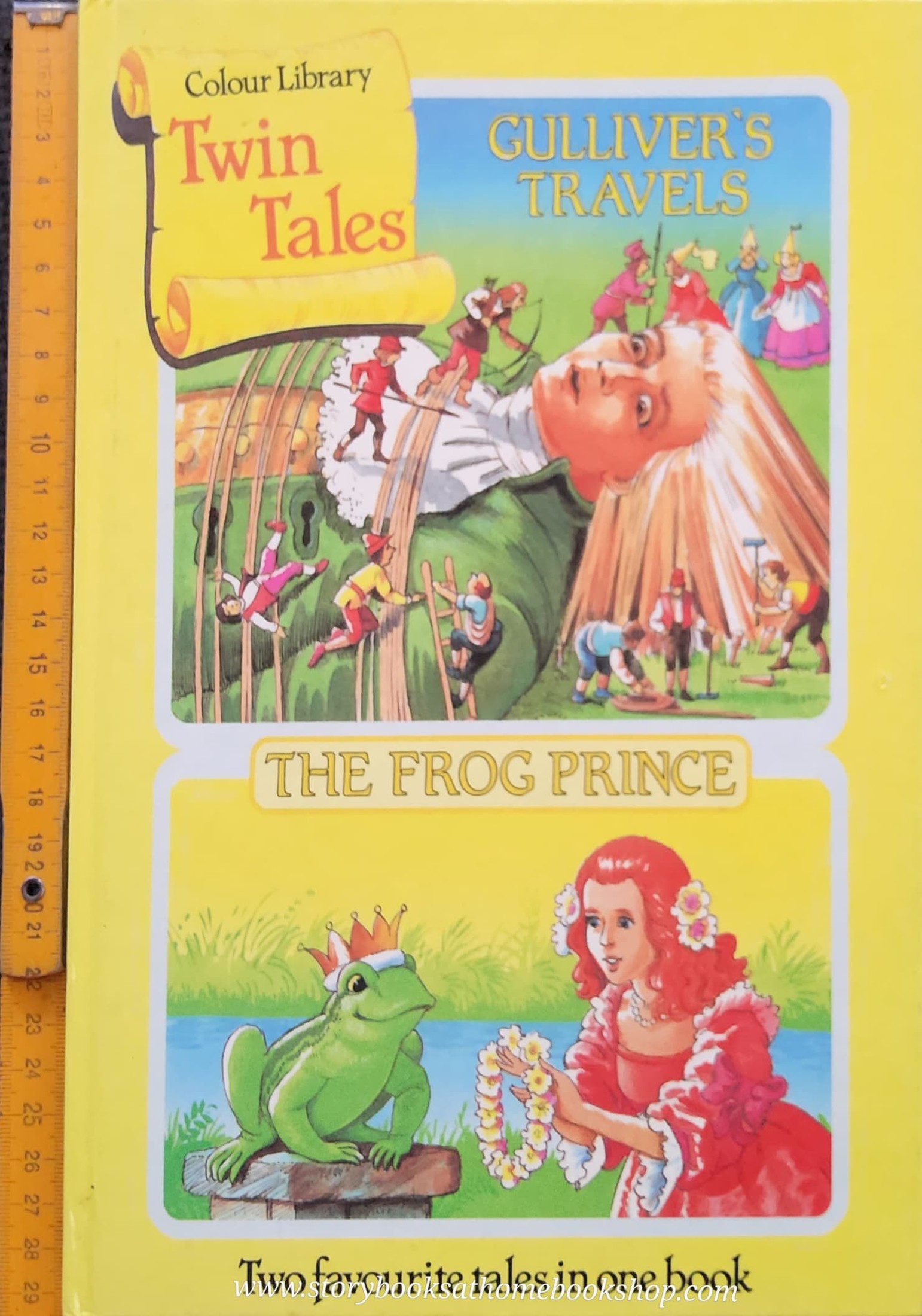 หนังสือนิทานปกแข็ง ** 🍅🍓TWIN TALES: GULLIVER'S TRAVELS AND THE FROG PRINCE
