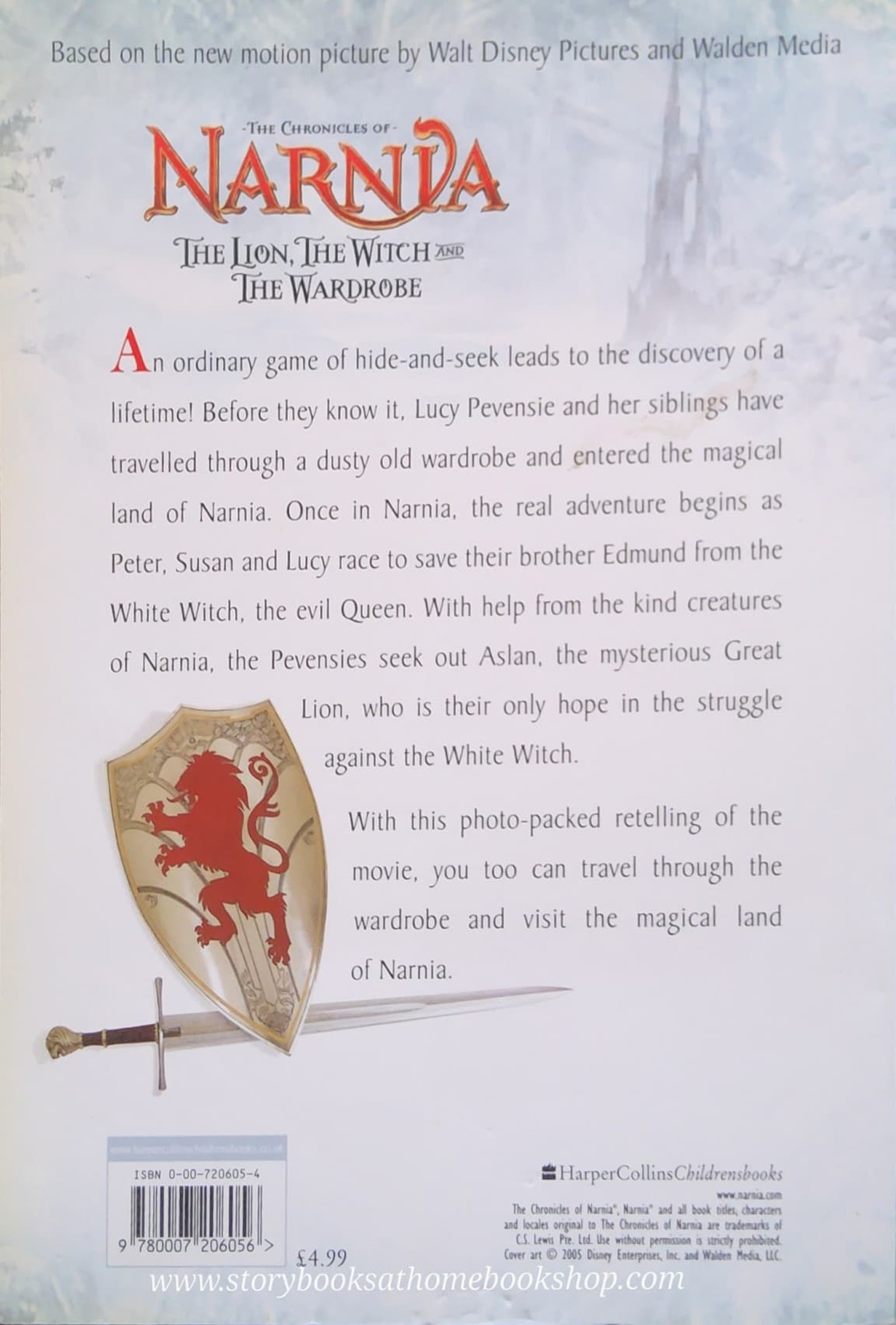 หนังสือนิทานปกอ่อน* 🍓🍓THE CHRONICLES OF NARNIA:THE LION THE WITCH AND THE WARDROBE