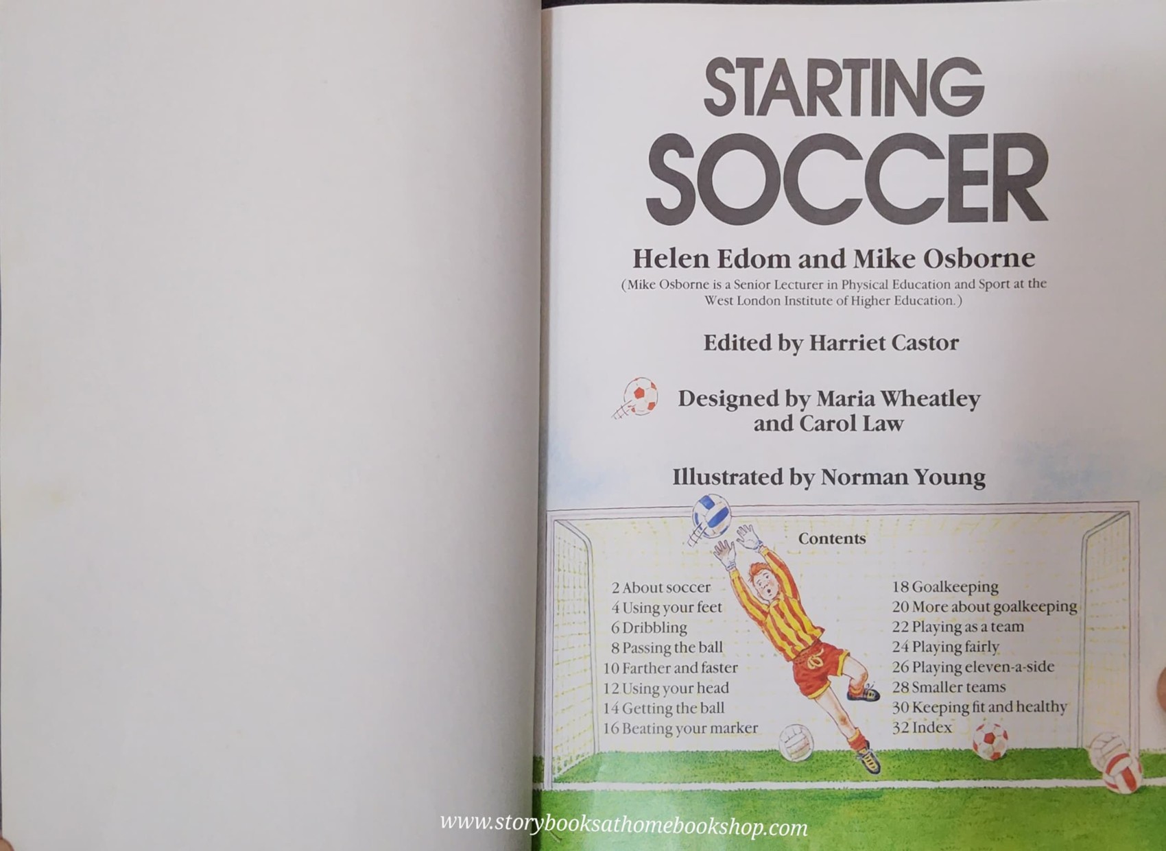 KNOWLEDGE BOOK ** 🍓🍓 USBORNE FIRST SKILLS:STARTING SOCCER🍅🍅