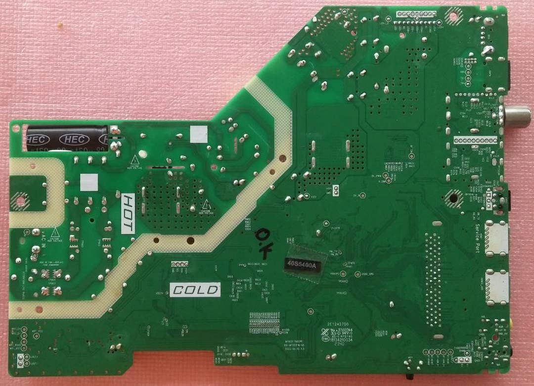 เมนบอร์ดทีวี ทีซีแอล TCL อะไหล่แท้#มือสองพร้อมใช้งาน รุ่น40S5400A 40L5GA