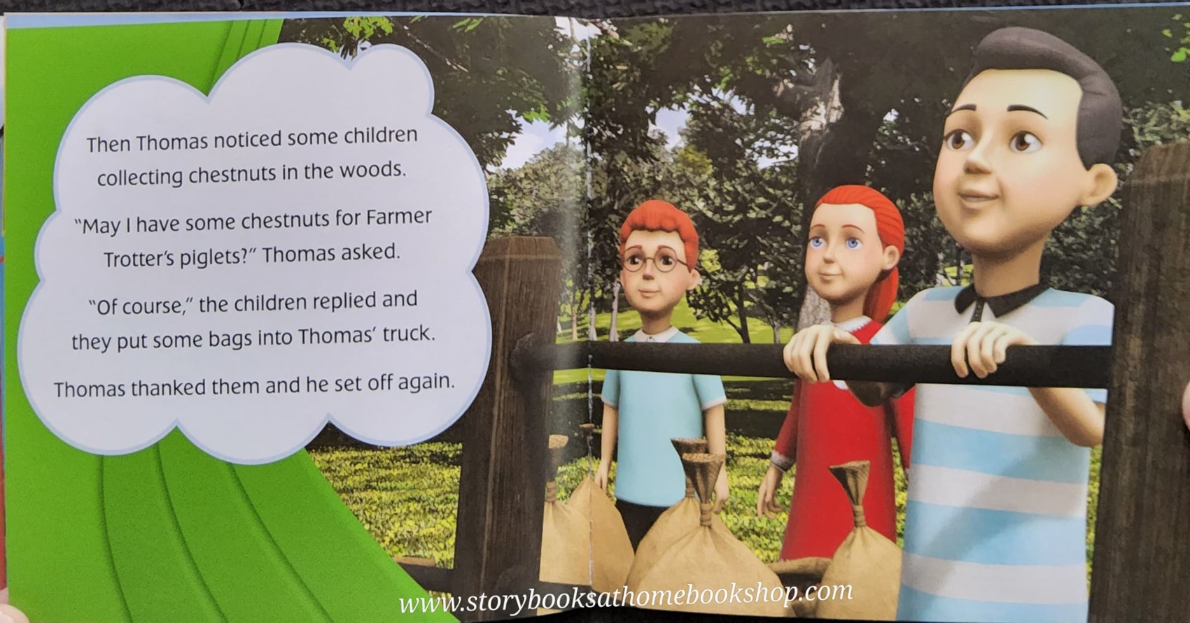 SMALL BOOK** **หนังสือนิทานปกอ่อน** 🍅🍓THOMAS&FRIENDS: THOMAS AND HE PIGLETS