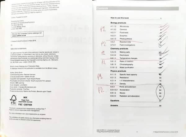 Revision Guide book ** ð
ðCollins:AQA GCSE (9-1)COMBINED SCIENCE: TRILOGY