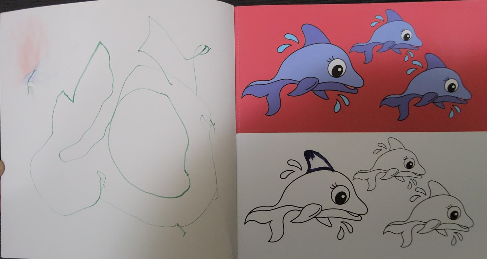 หนังสือวาดรูป Copy Colour