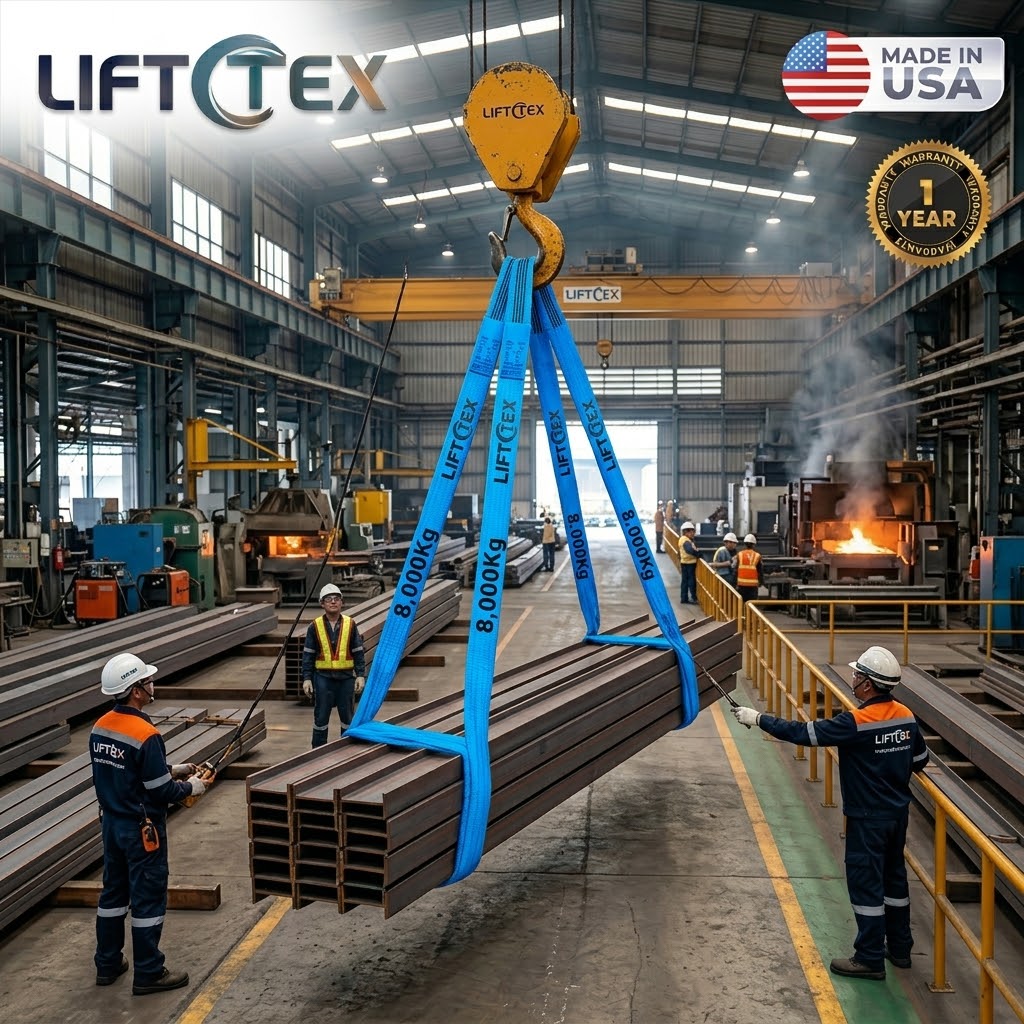 สลิงกลม Round Sling แบบ Endless สลิงกลมโพลีเอสเตอร์ LIFTTEX