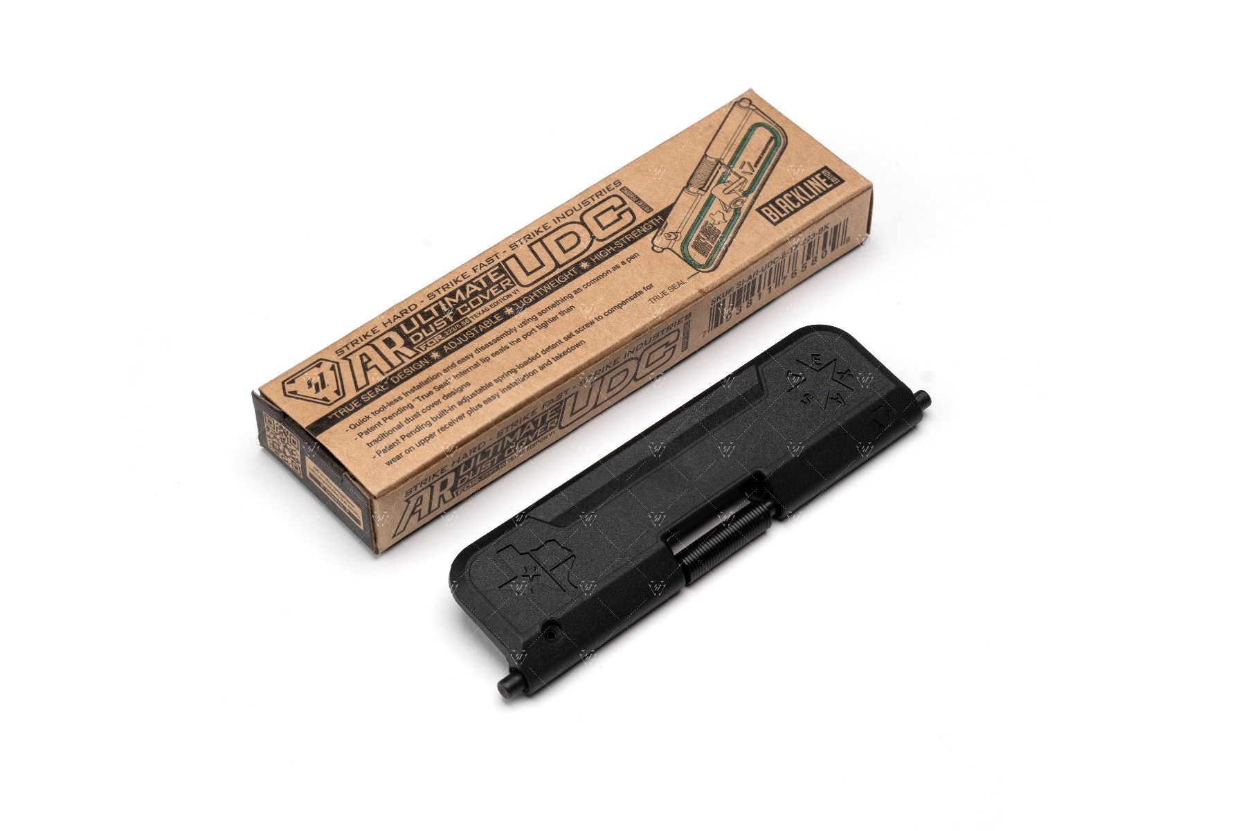 STRIKE INDUSTRIES - AR Ultimate Dust Cover for .223/5.56 - Texas Edition v1 (สีดำ)