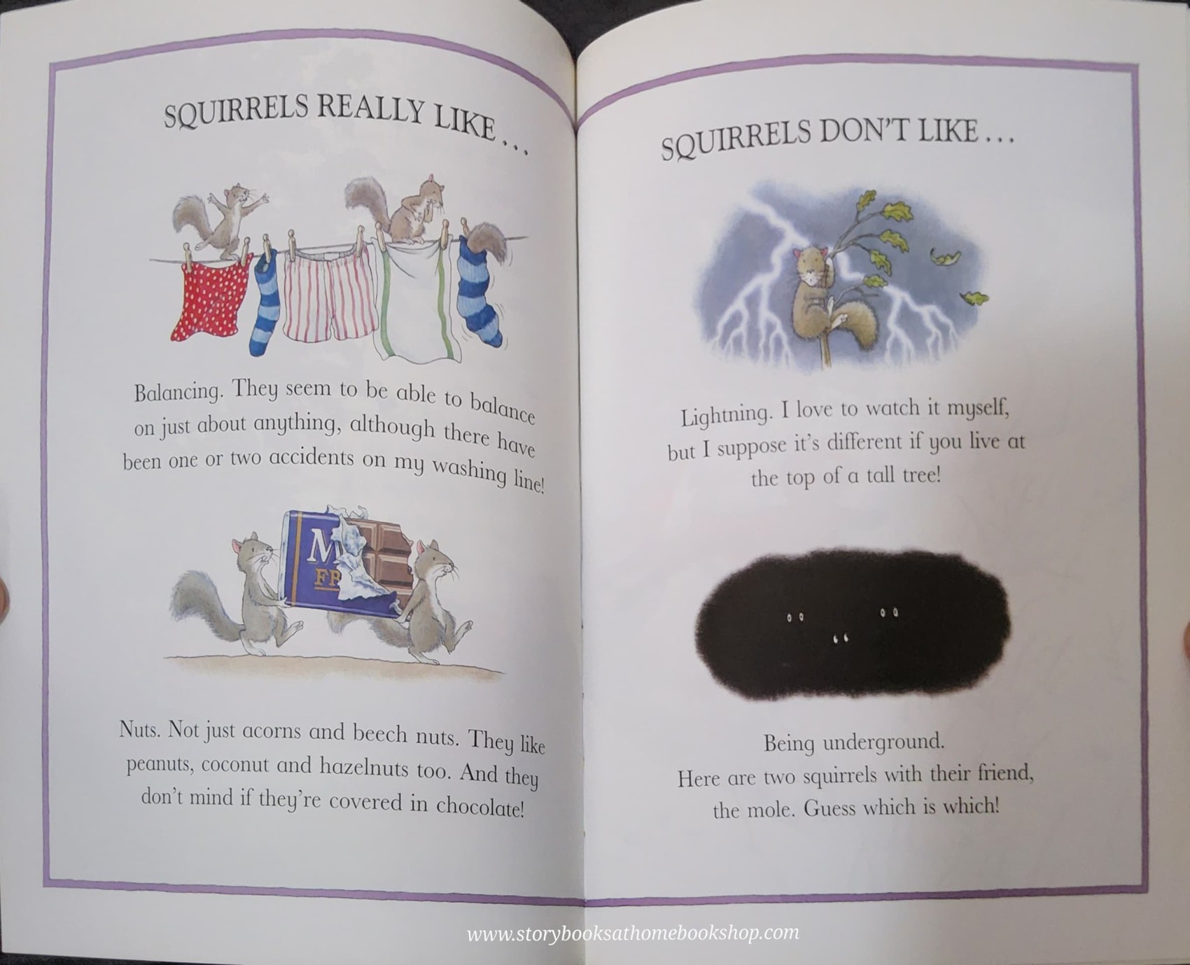 หนังสือนิทานปกอ่อน** 🍅PERCY THE PARK KEEPER AND HIS FRIENDS:PERCY'S FRIENDS THE SQUIRRELS BY NICK BUTTERWORTH