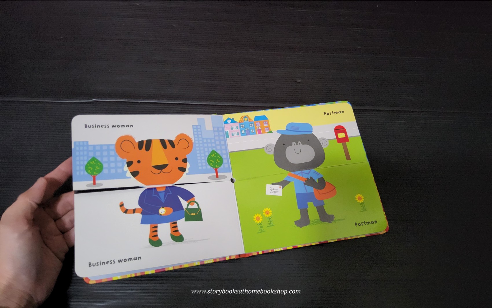 MIX&MATCH BOARD BOOK** ♥️USBORNE BABY'S VERY FIRST MIX&MATCH JOBS