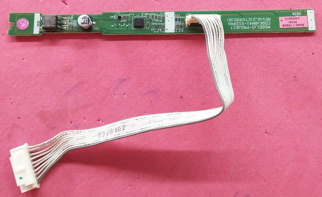 ตัวรับรีโมทย์/คีย์คอนโทรล SAMSUNG (ซัมซุง) อะไหล่แท้/ของถอดจากเครื่อง พาร์ทBN41-01249A