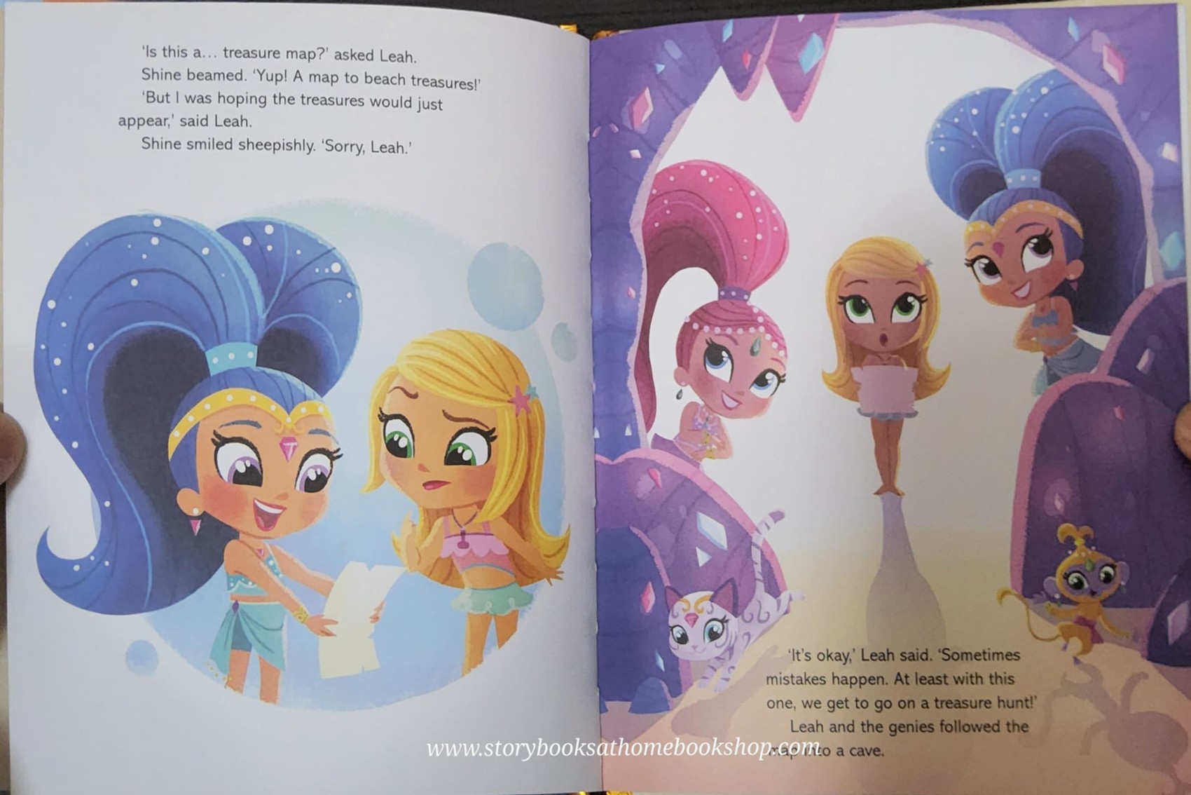 หนังสือนิทานปกแข็ง** 🍅🍓A TREASURE COVE STORY:SHIMMER SHINE TREASURE TWINS