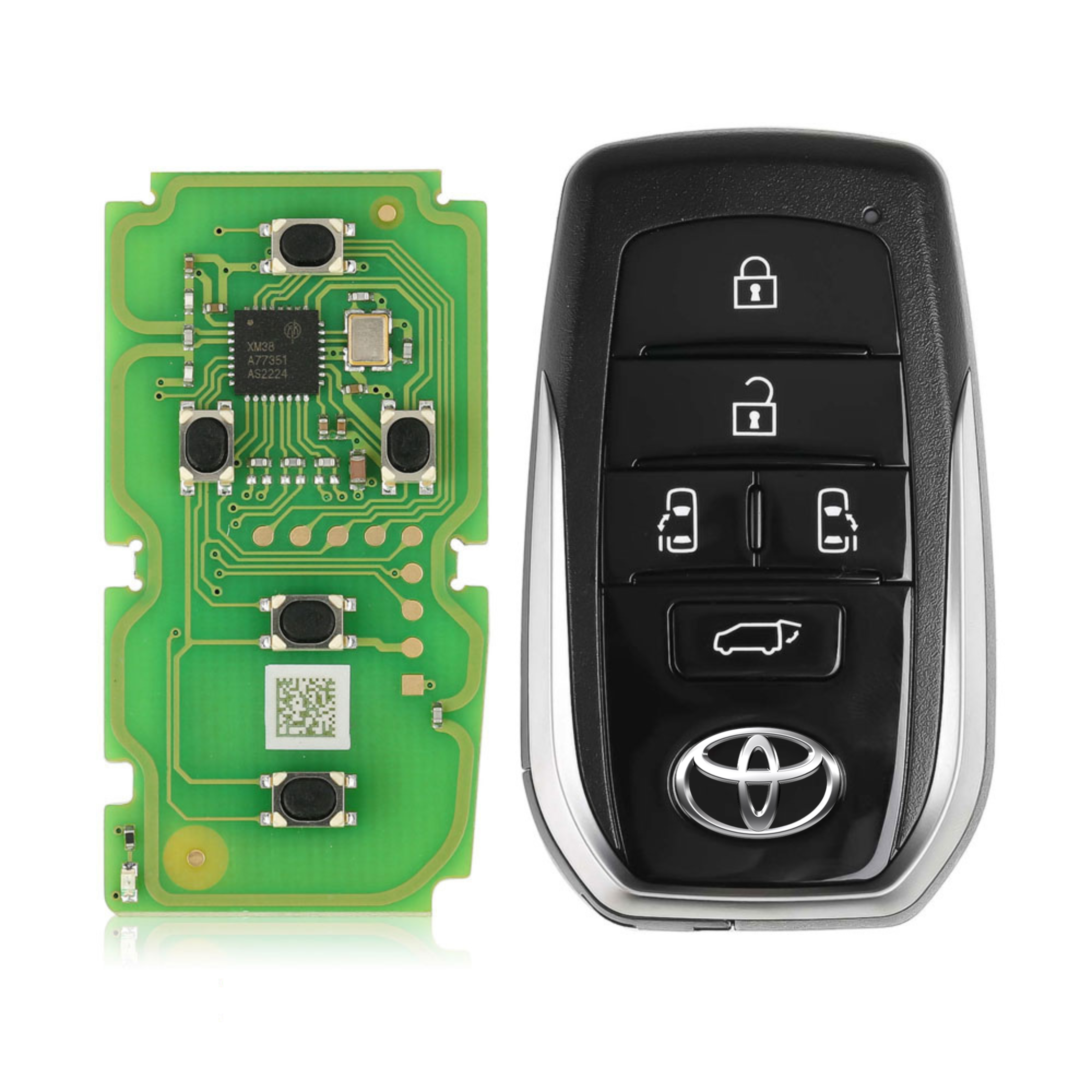 Xhorse VVDI รีโมต XSTO20 รีโมต VVDI For Toyota Alphard Vellfire 40 ปี 2022 - ปัจจุบัน 5 ปุ่ม