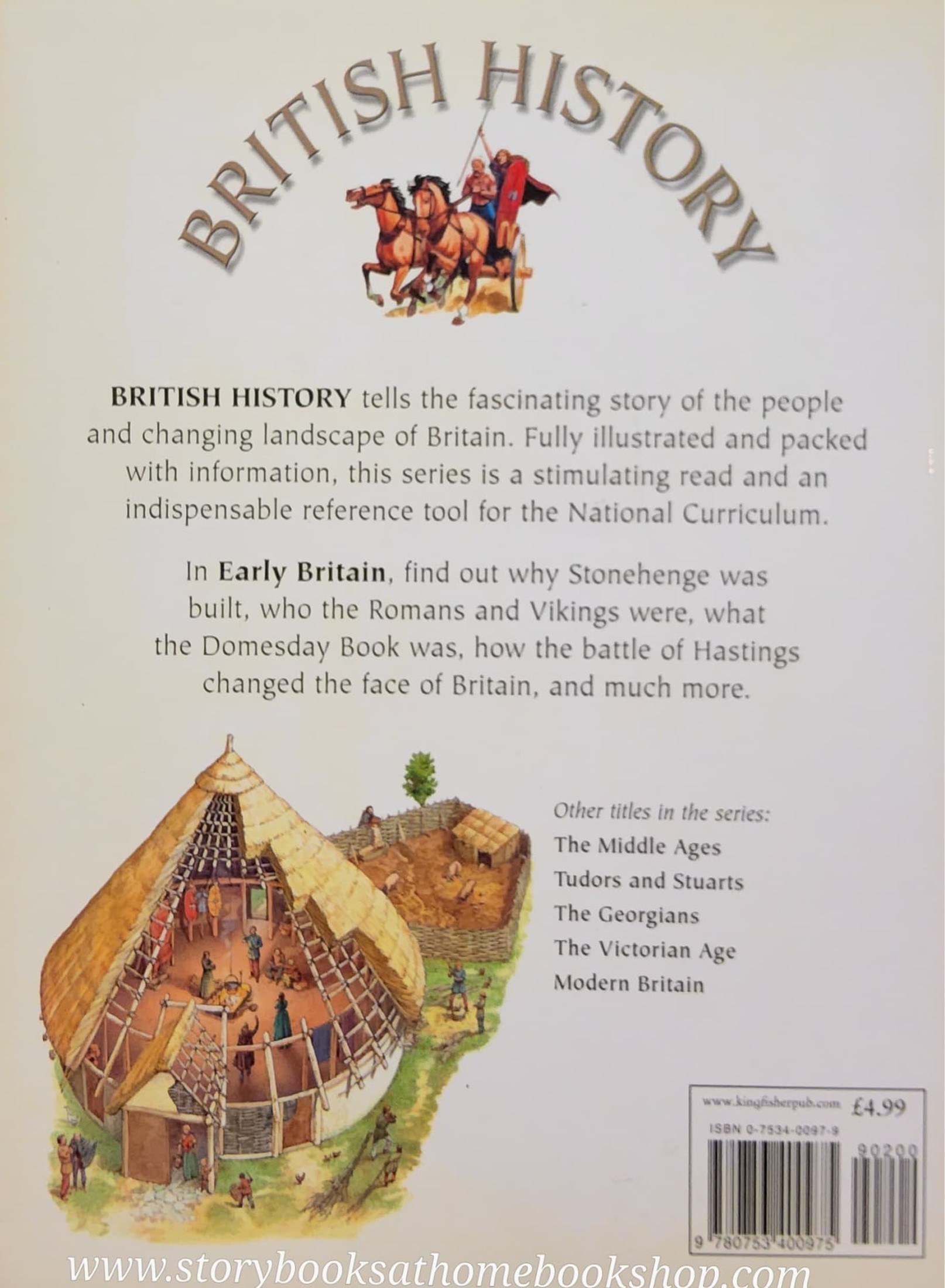KNOWLEDGE BOOK** ♥️♥️BRITISH HISTORY EARLY BRITAIN 500,000 BC-AD 1154 ♥️♥️