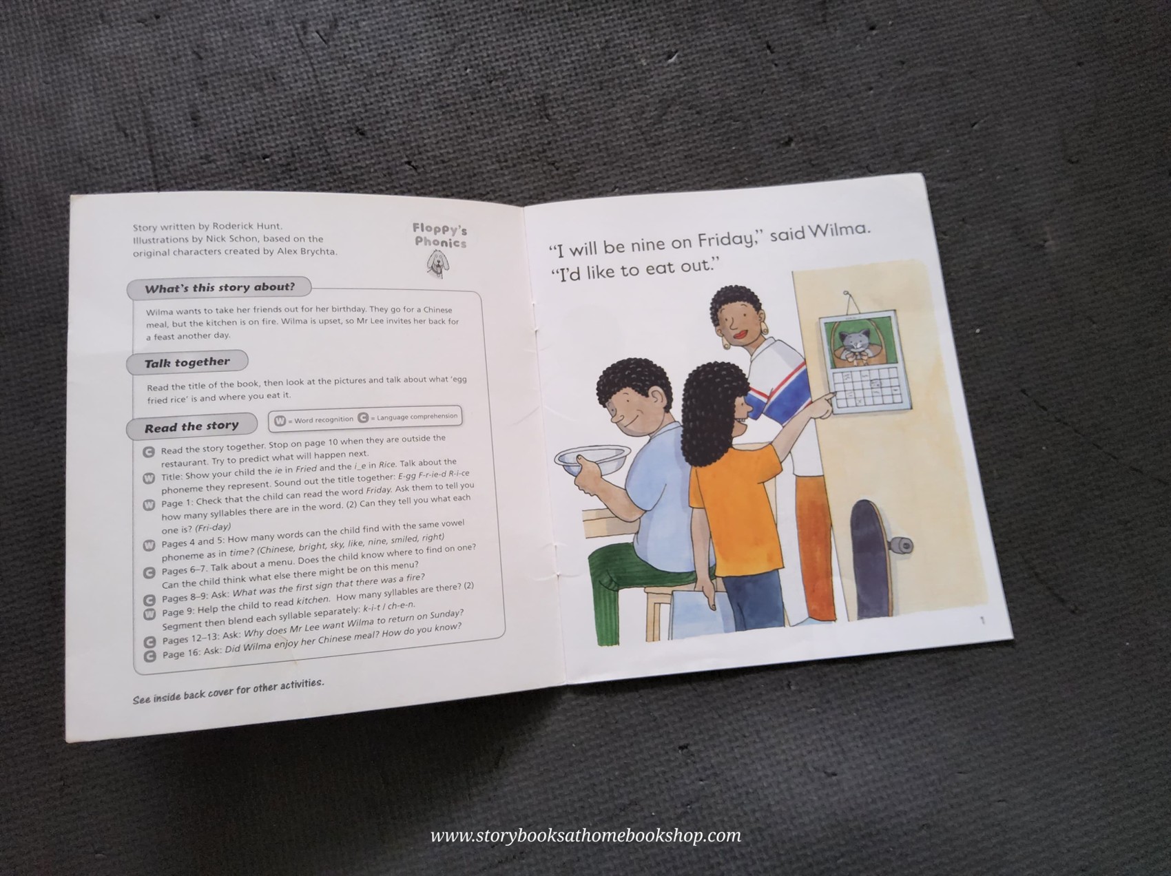 หนังสือนิทานปกอ่อน ** 🍅Floppy's Phonics:Egg Fried Rice