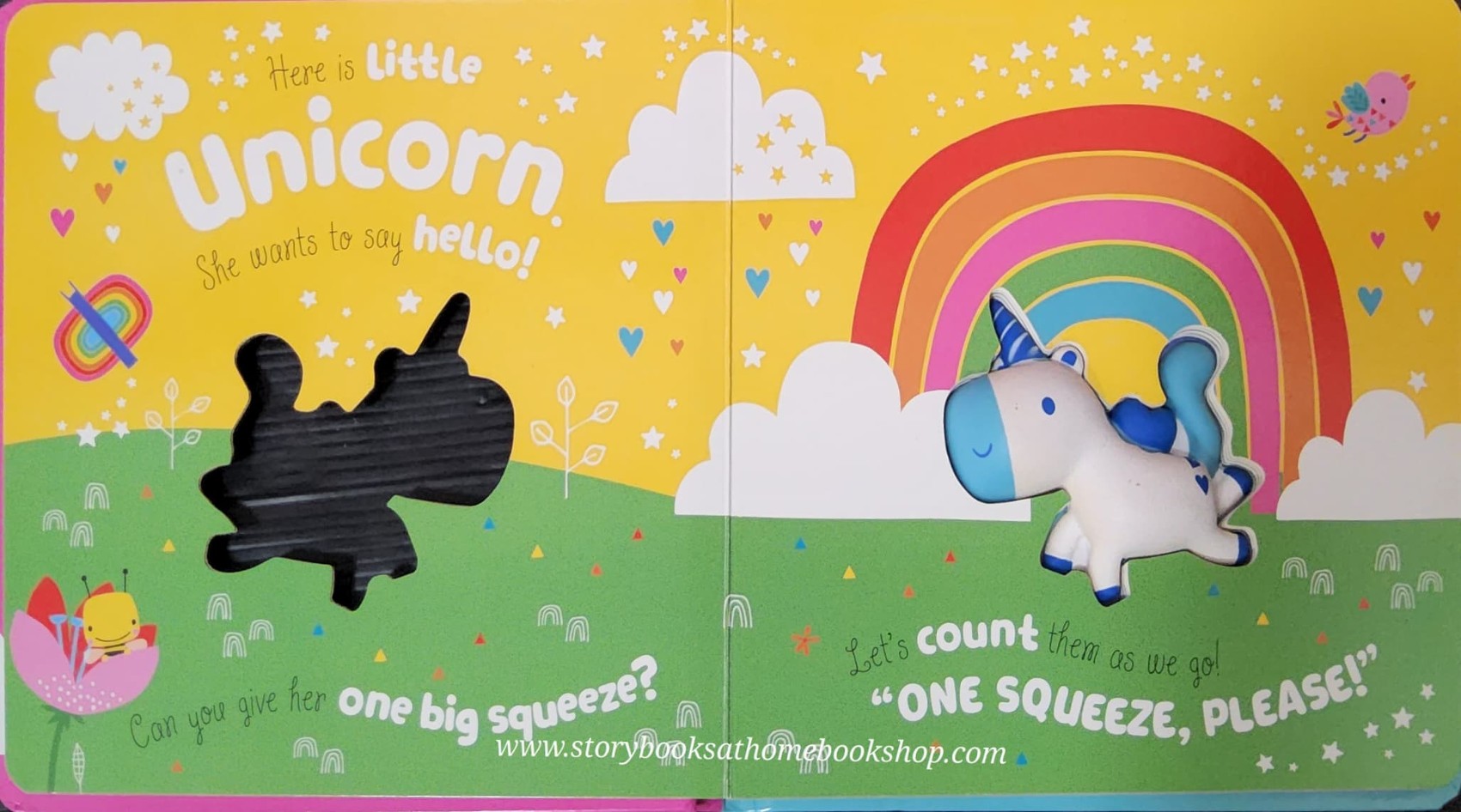 TOUCH AND FEEL BOARD BOOK ** 🍅SQUISH 'N' SQUEEZE UNICORN!