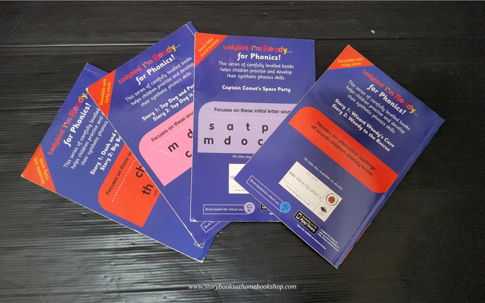 หนังสือนิทานปกอ่อน** 🍅🍓[SET]LADYBIRD I'M READY..FOR PHOHICS! คละเลเวล (4BOOKS)