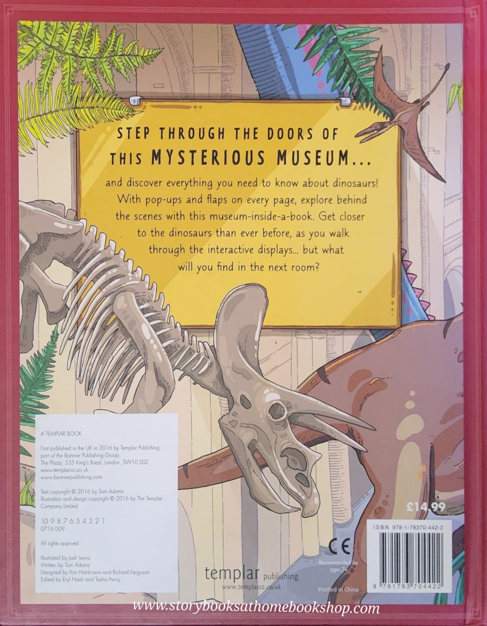 Pop-up Knowledge book ** 🍅🍓 A DAY AT THE DINOSAUR MUSEUM