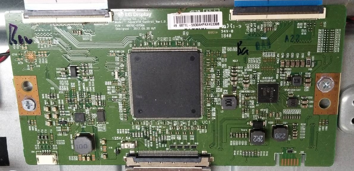 จอทีวีมือสอง ALTRON อัลตรอน รุ่นLTV-4904 ทีบาร์ LC490DGY (SL)(A1) ทีคอน6870C-0756A