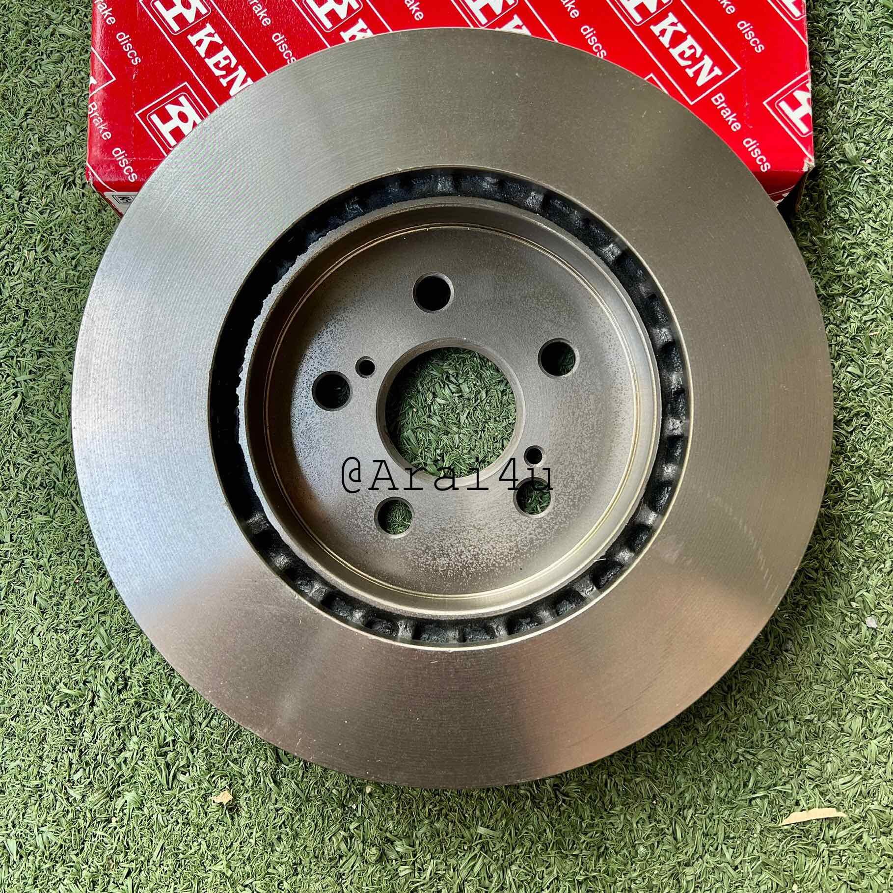 จานดิสเบรคหน้า TOYOTA ALTIS 2019 SIZE:282x55x47x25mm,5v ข้างละ