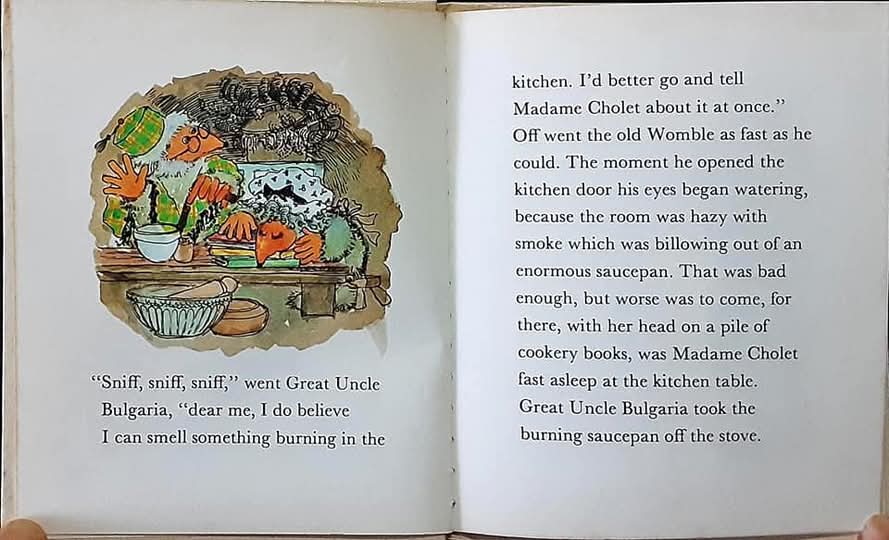 งสือนิทานปกแข็ง** 🍓🍓 LITTLE WOMBLE BOOKS:Madam Cholet's Picnic Party