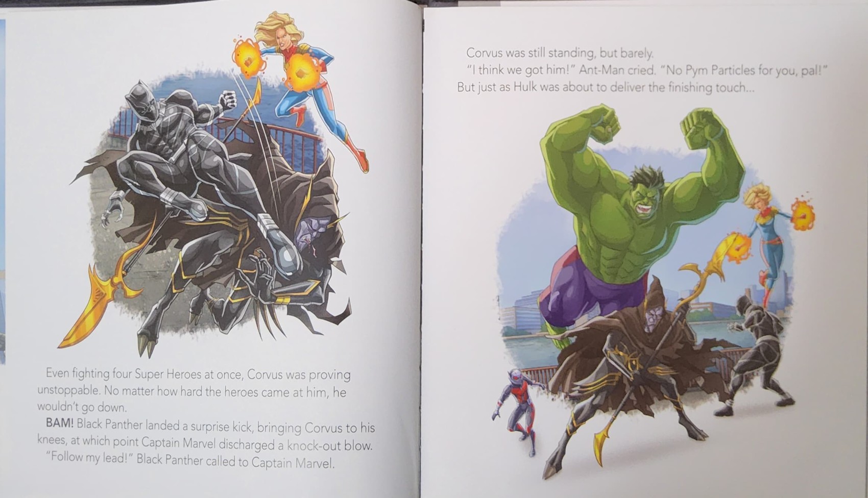 หนังสือนิทานปกแข็ง ** 🍅🍓MARVEL AVENGERS BATTLE AGAINST THE BLACK ORDER