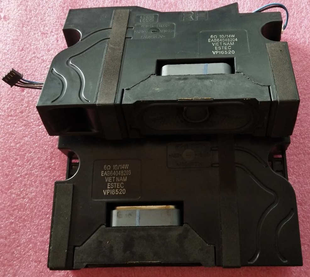 ลำโพงทีวี LG (แอลจี) มือสองพร้อมใช้งาน รุ่น43UH650T 49UH650T พาร์ท EAB64048203 EAB64048204 6โอมห์ 10/14 วัตต์