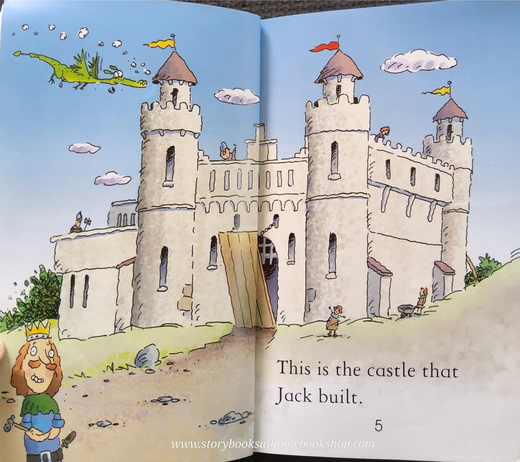 หนังสือนิทานปกอ่อน** ♥️USBORNE FIRST READING:THE CASTLE THAT JACK BUILD