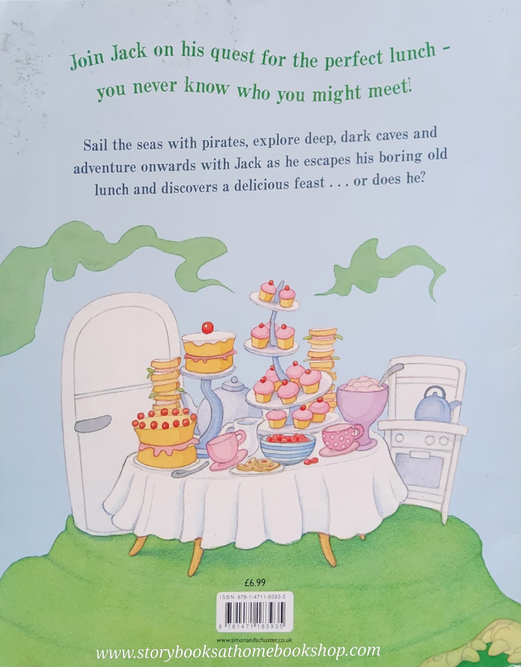 หนังสือนิทานปกอ่อน ** 🍅🍓LUNCH ON A PIRATE SHIP BY CARYL HART AND KRISTINA STEPHENSON