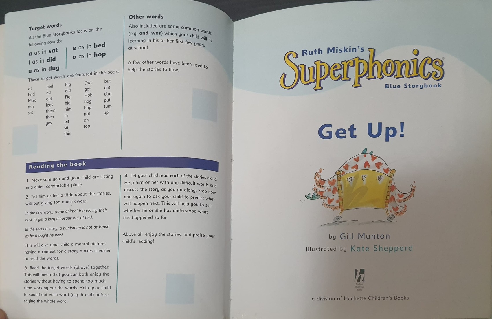 หนังสือนิทานปกอ่อน** ♥️RUTH MISKIN'S SUPERPHONICS GET UP!