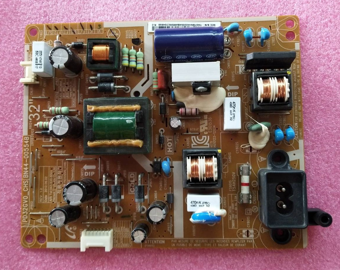 POWER SUPPLY SAMSUNG (ซับพลาย ซัมซุง) อะไหล่แท้/มือสองพร้อมใช้งาน พาร์ท BN44-00554B :BN44-00492B :BN44-00492D :BN44-00554A รุ่น HG32AB460GW :UA32EH4003R