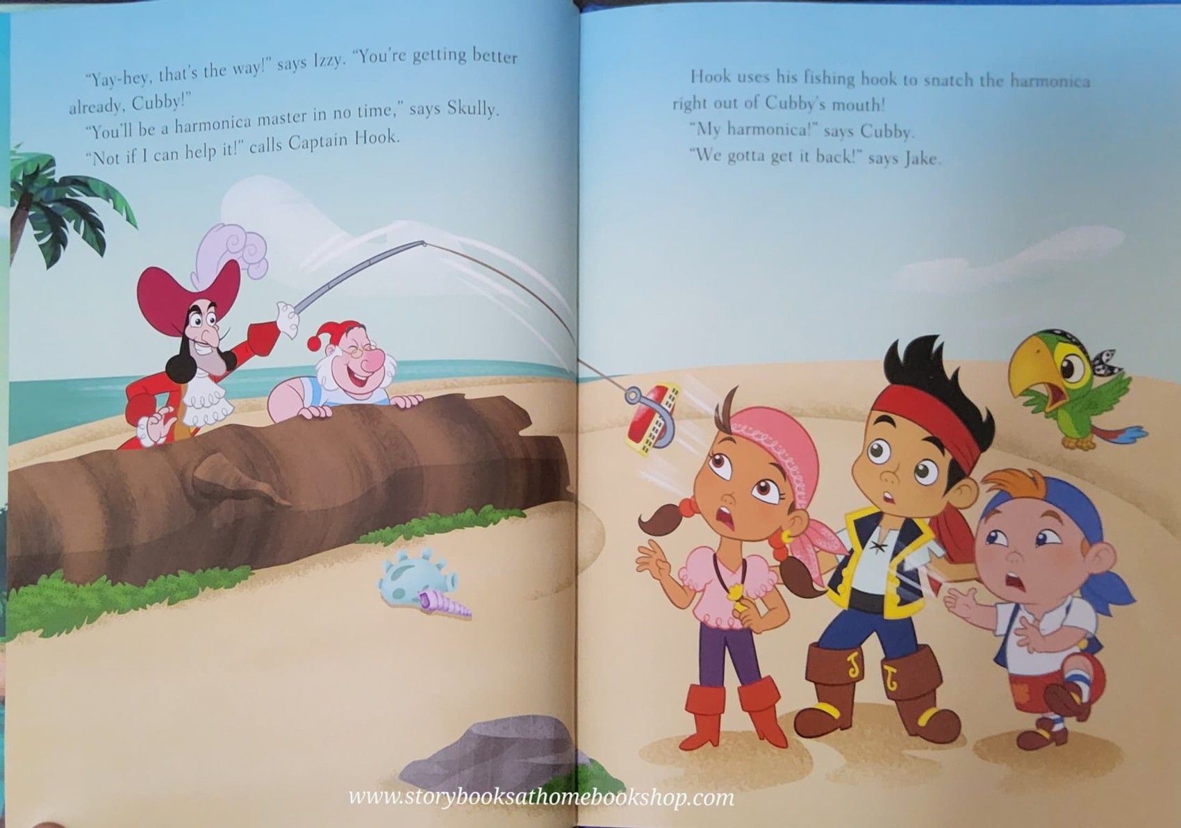 หนังสือนิทานปกแข็ง** 🍓🍓 Disney JACK AND THE NEVER LAND PIRATES