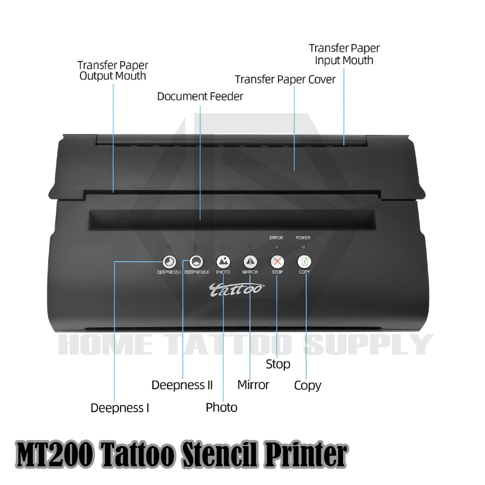เครื่องลอกลาย แบบงานสัก รุ่น MT200