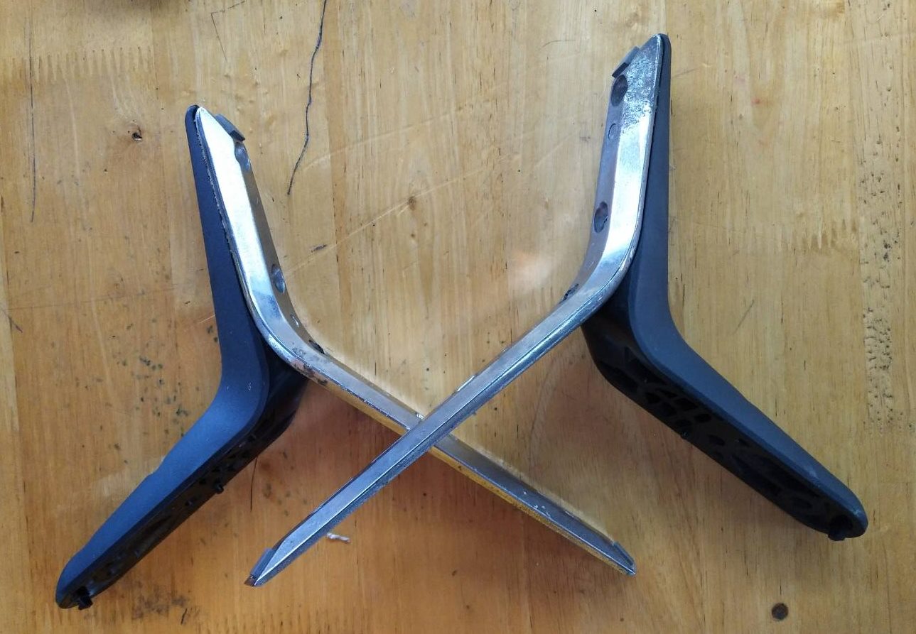 ขาตั้งทีวีแอลจี(LG) ของแท้ถอดจากเครื่อง รุ่น55LB670V 55LB678V 55UB836V (MAM63104201*MAM63104202)