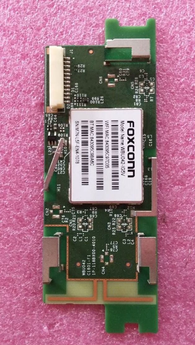 ตัวรับสัญญาณWifi SHARP(ชาร์ป) อะไหล่แท้/มือสองพร้อมใช้งาน พาร์ท RUNTKB753WJN2 :WBU042-IG5V ใช้กับรุ่น 2T-C42BG1X :2T-C45BG1X :2T-C50BG1X :4T-C50BK1X