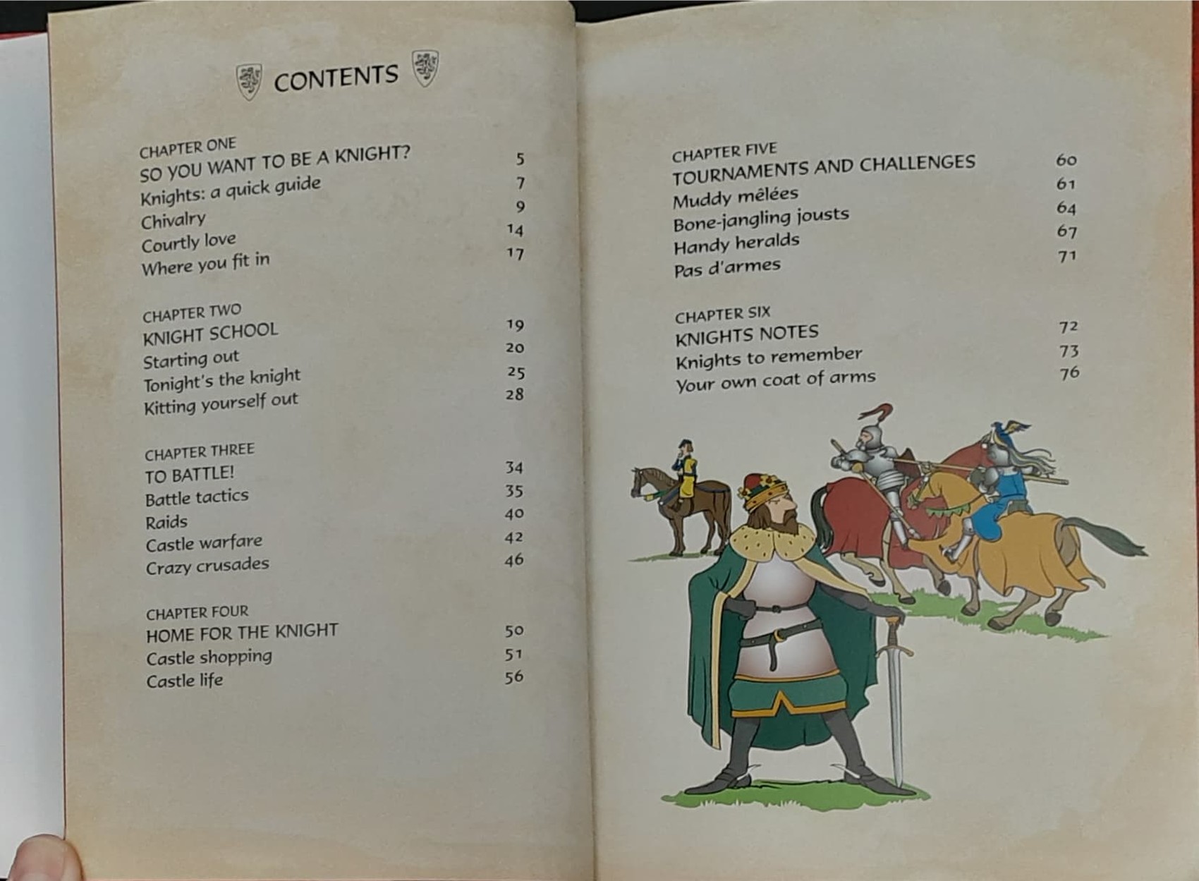 KNOWLEDGE BOOK ** 🍓🍓THE USBORNE OFFICIAL KNIGHT'S HANDBOOK