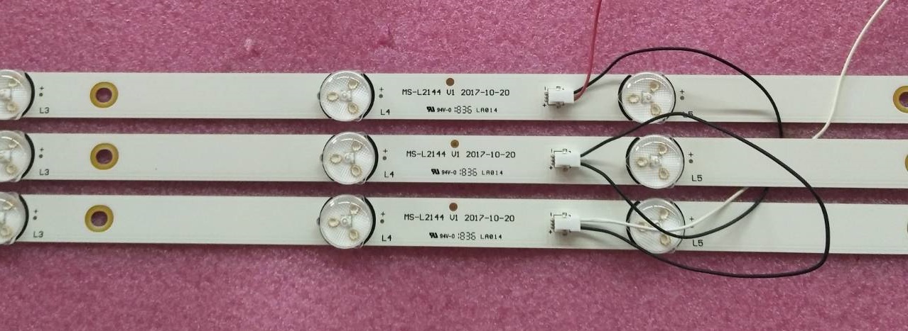 หลอดแบล็คไลท์ทีวี นาโน NANO ของแท้ถอดจากเครื่อง รุ่น LTV-4001 (8LED X 3)