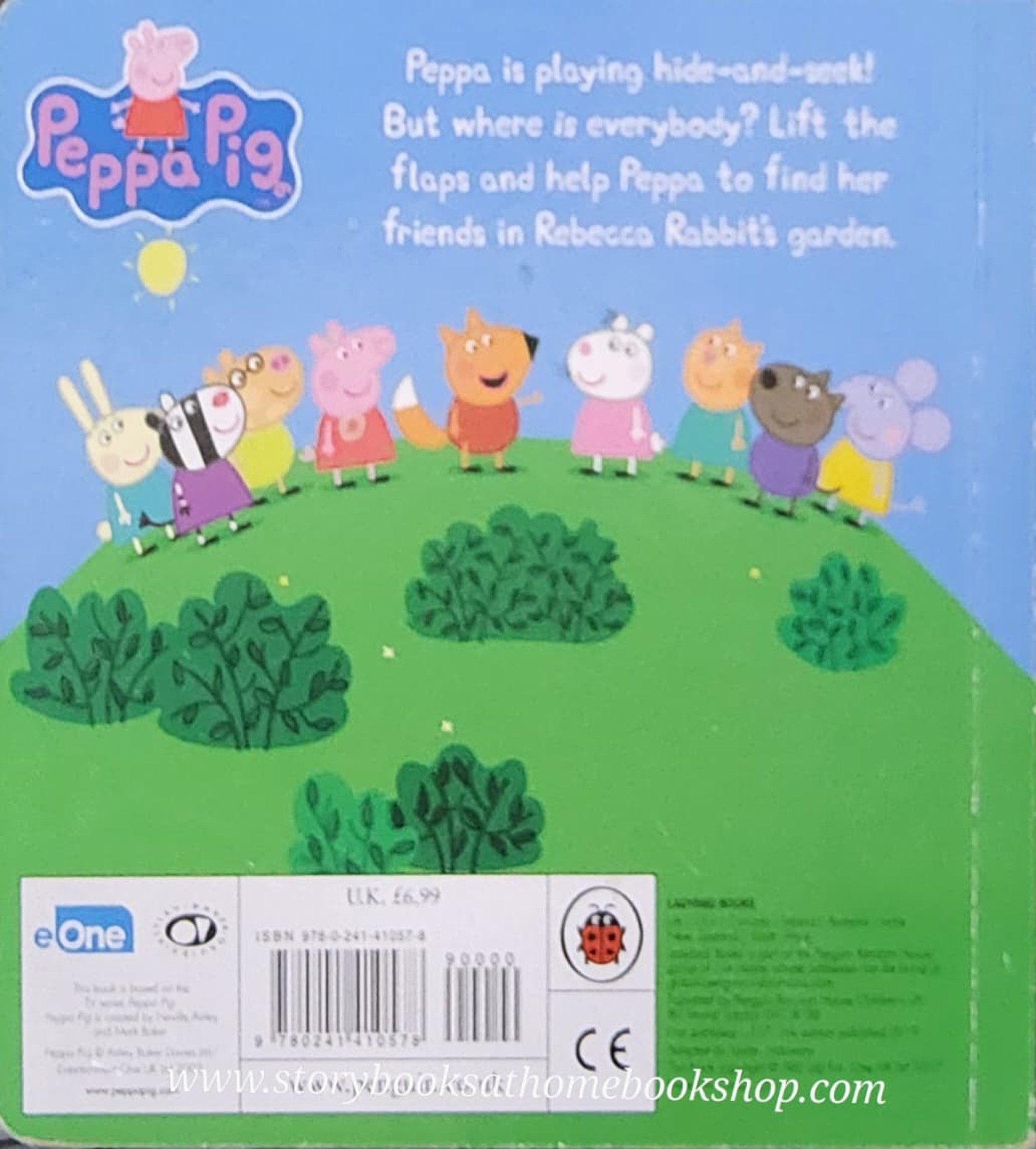 BOARD BOOK ** 🍅🍓PEPPA PIG HIDE AND PEEK FLAP BOOK