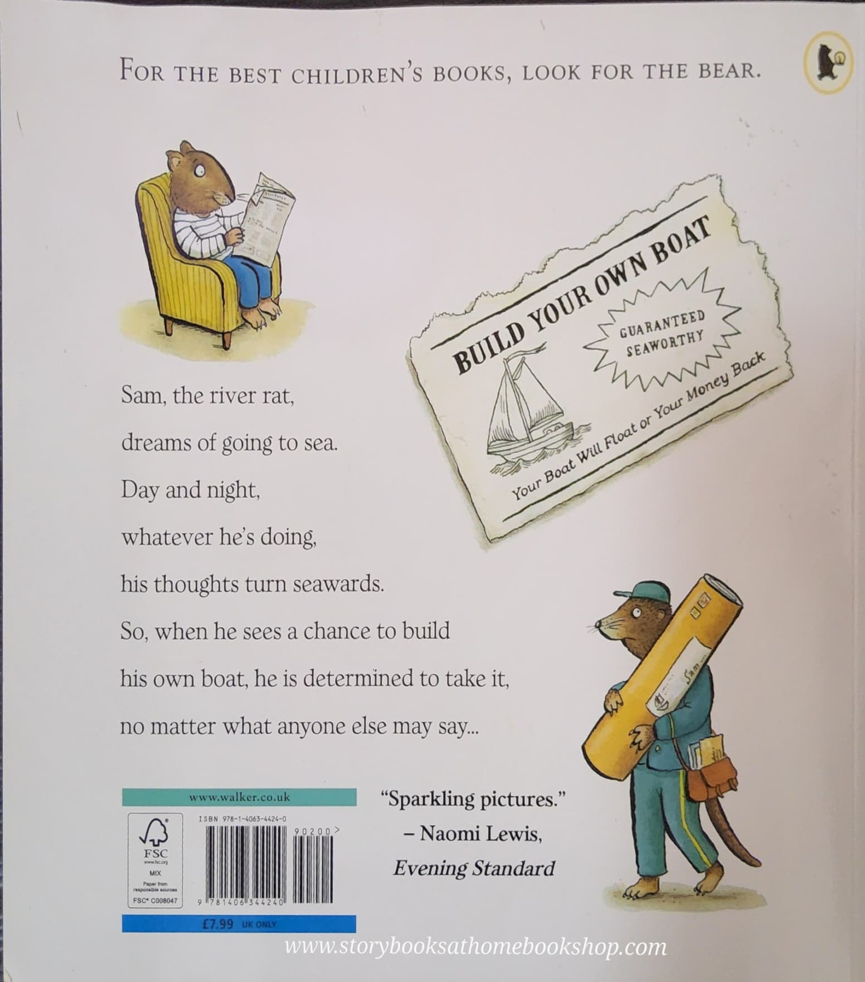 หนังสือนิทานปกอ่อน** 🍅🍅SAM WHO WENT TO SEA BY PHYLLIS ROOT AND AXEL SCHEFFLER