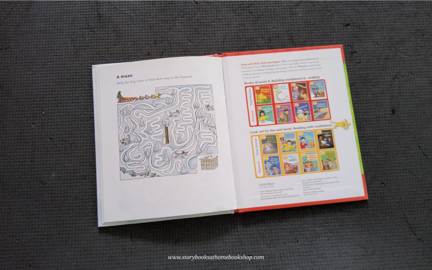 หนังสือนิทานปกแข็ง** 🍅🍅READ WITH BIFF,CHIP&KIPPER: HUSKY ADVENTURE FIRST STORIES LEVEL5