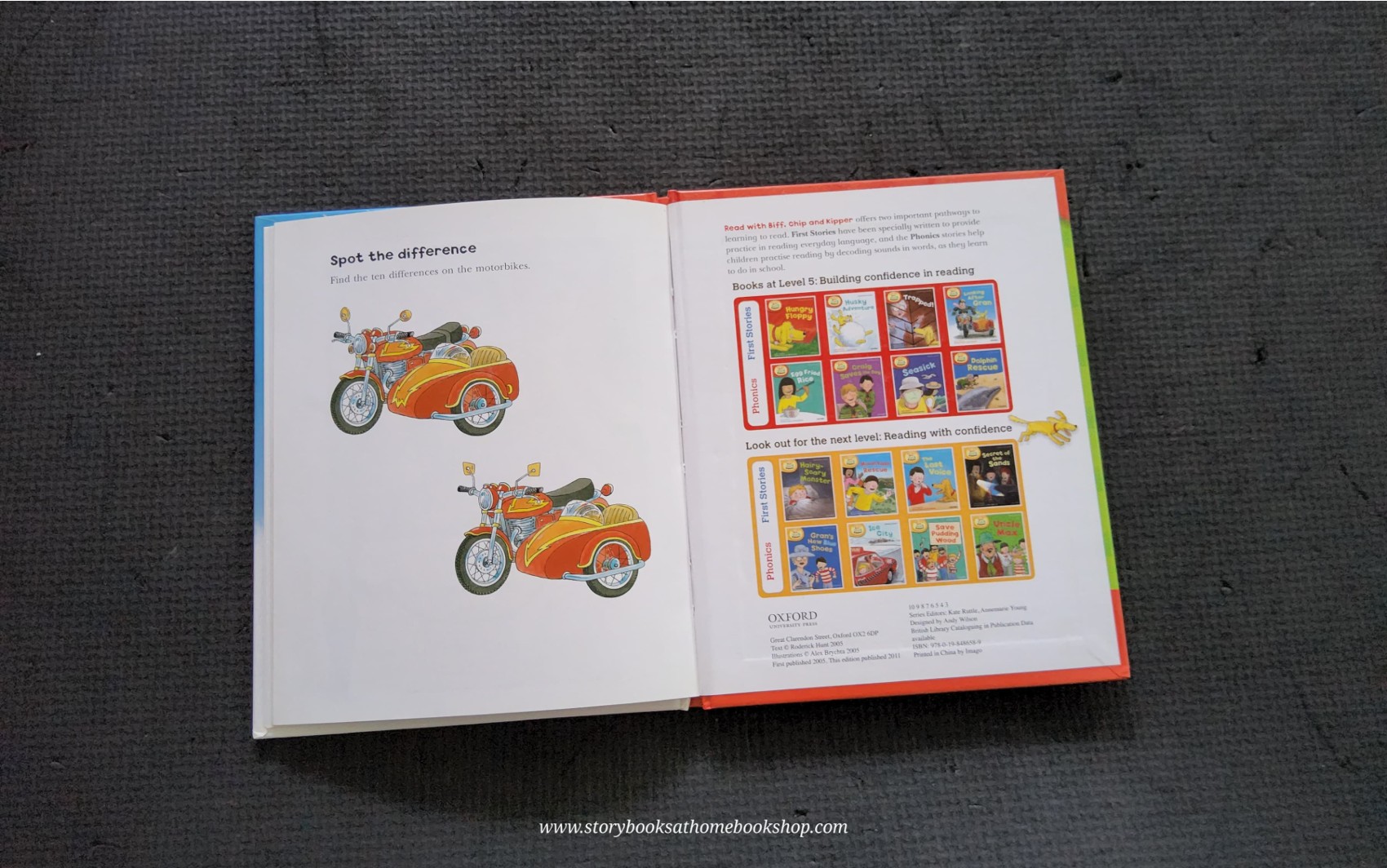 หนังสือนิทานปกแข็ง** 🍅🍅READ WITH BIFF,CHIP&KIPPER: LOOKING AFTER GRAN FIRST STORIES LEVEL5