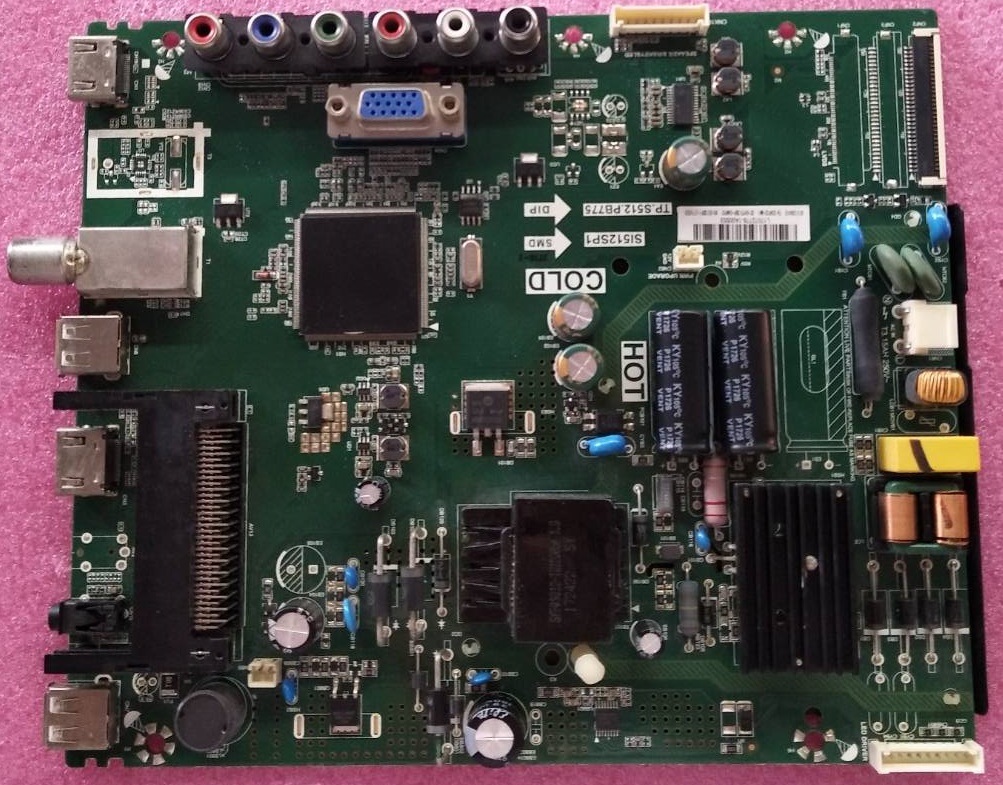 เมนบอร์ดทีวี ทีซีแอล TCL ของแท้ถอดจากเครื่อง ใช้กับรุ่น LED32D2920 LED32D2930 พาร์ทTP.S512.PB775 เบอร์ทีบาร์ ST3151A05-9