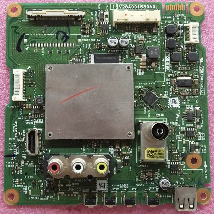 เมนบอร์ดทีวี โตชิบา TOSHIBA ของแท้มือสองถอดจากเครื่อง ใช้กับรุ่น 40L2450VT