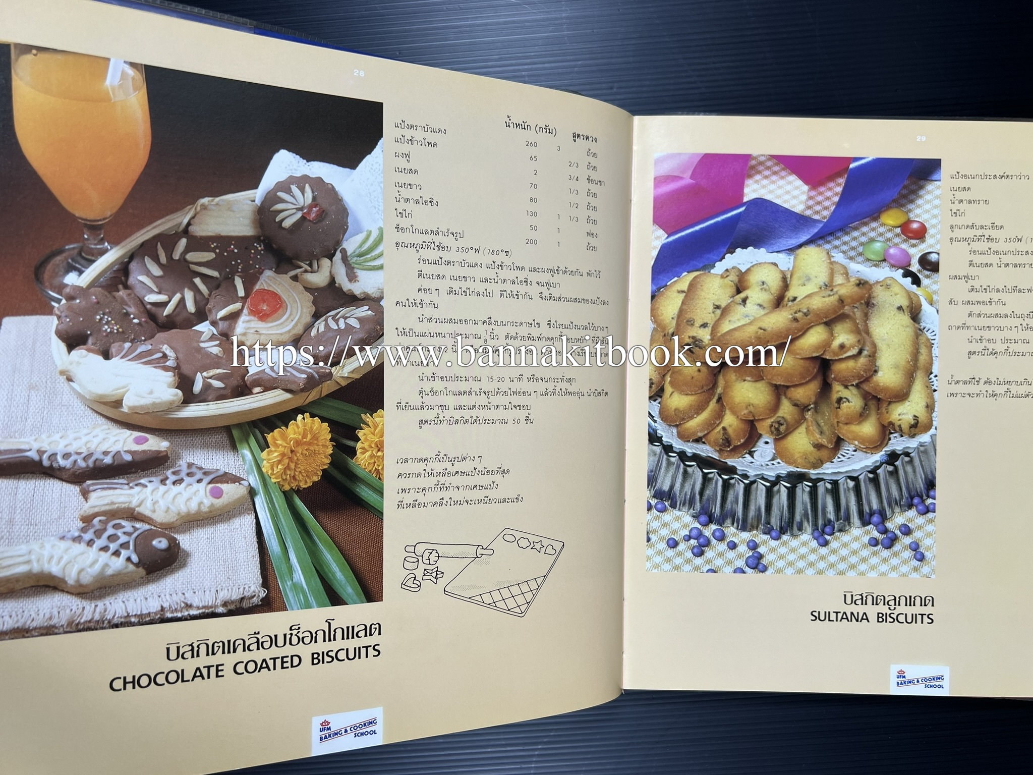 ตำราทำขนม จากแป้งสาลี (4 เล่ม) โรงเรียนสอนการผลิตอาหารและขนมอบ (UFM Baking & Cooking School (ตำราทำขนมอบ เค้ก เบเกอรี่ ของว่างในตำนาน).