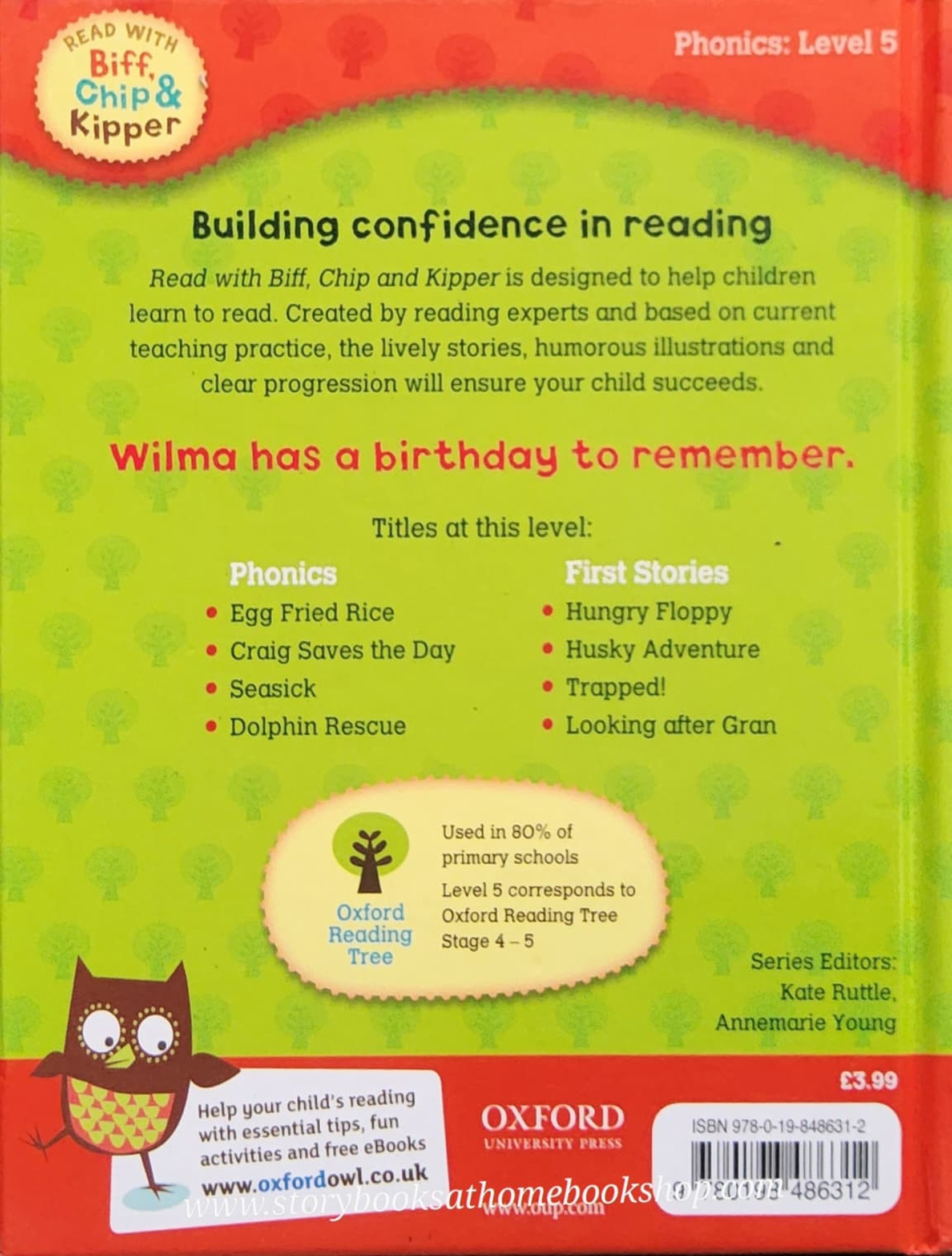 หนังสือนิทานปกแข็ง** 🍅🍅READ WITH BIFF,CHIP&KIPPER:EGG FRIED RICE PHONICS LEVEL5