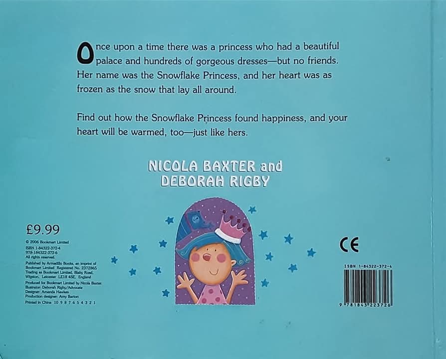 SOFT TOUCH BOARD BOOK** 🍅🍓THE SNOWFLAKE PRINCESS