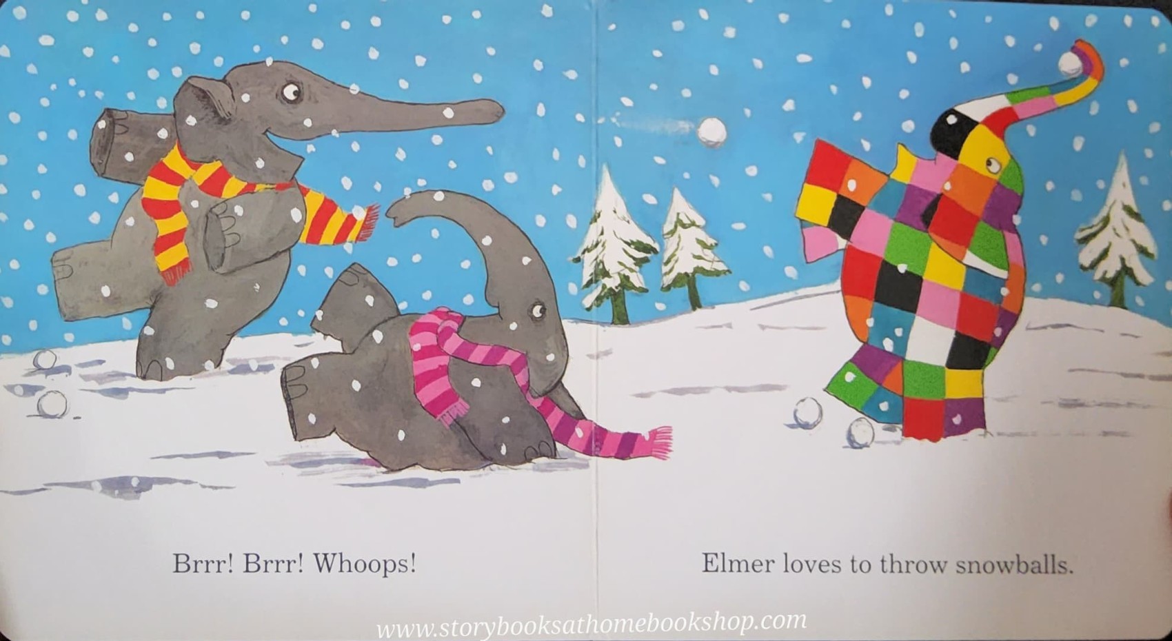 BOARD BOOK** 🍅🍓ELMER'S WEATHER BY DAVID MCKEE