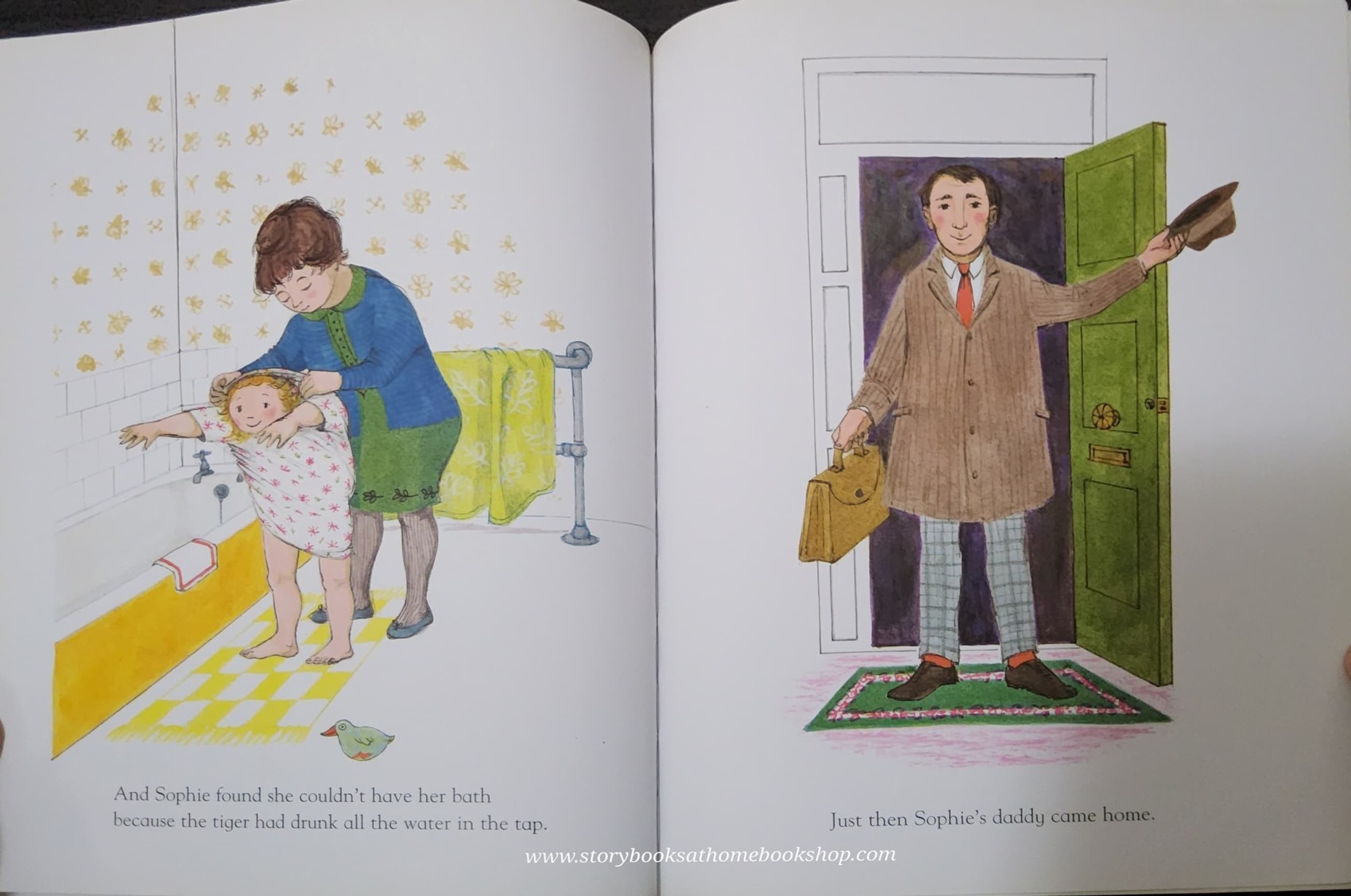 RECOMMENDED BOOK** **หนังสือนิทานปกอ่อน ** 🍅🍓THE TIGER WHO CAME TO TEA BY JUDITH KERR