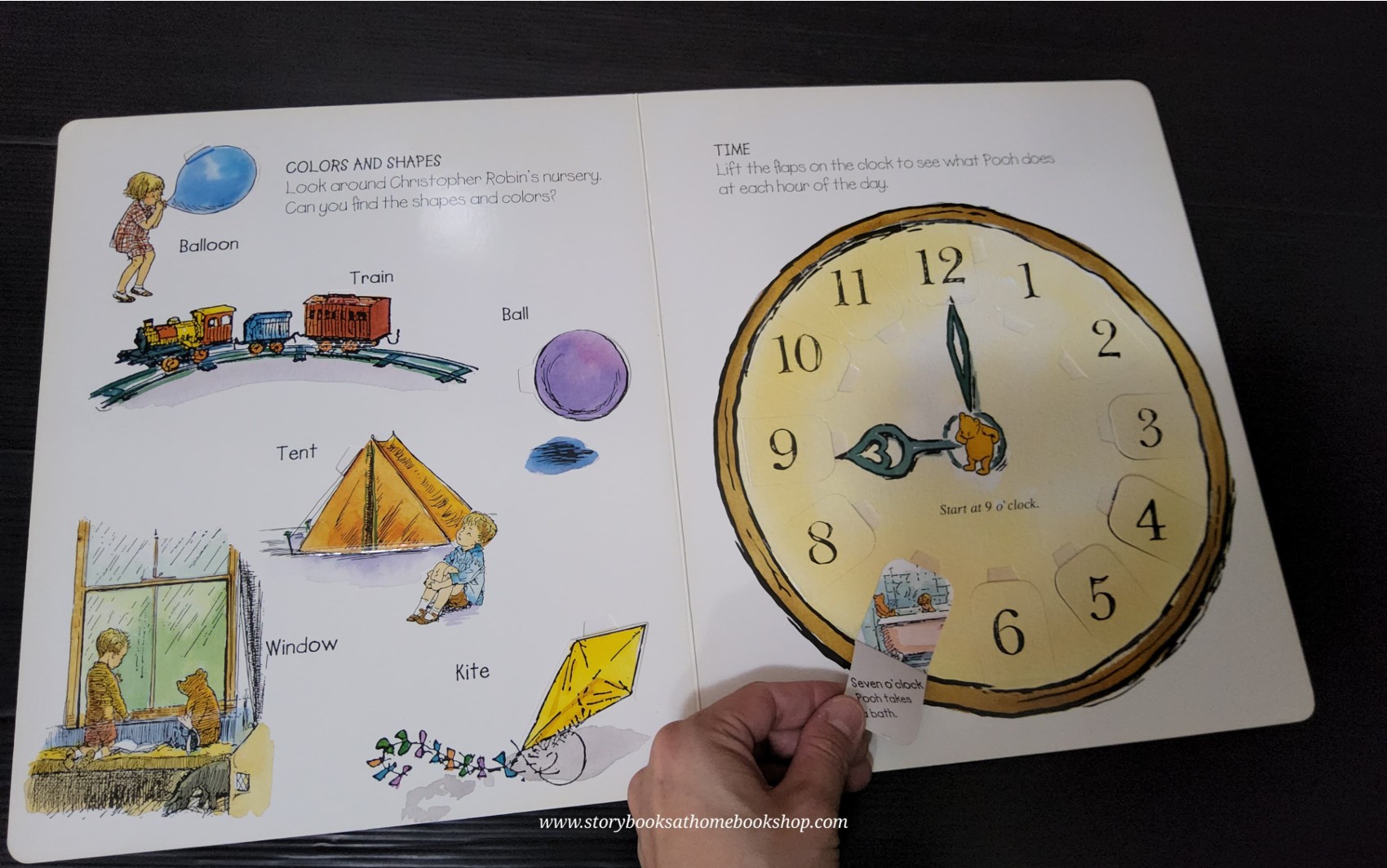 FLAP BOARD BOOK** 🍅🍅WINNIE-THE-POOH'S GIANT