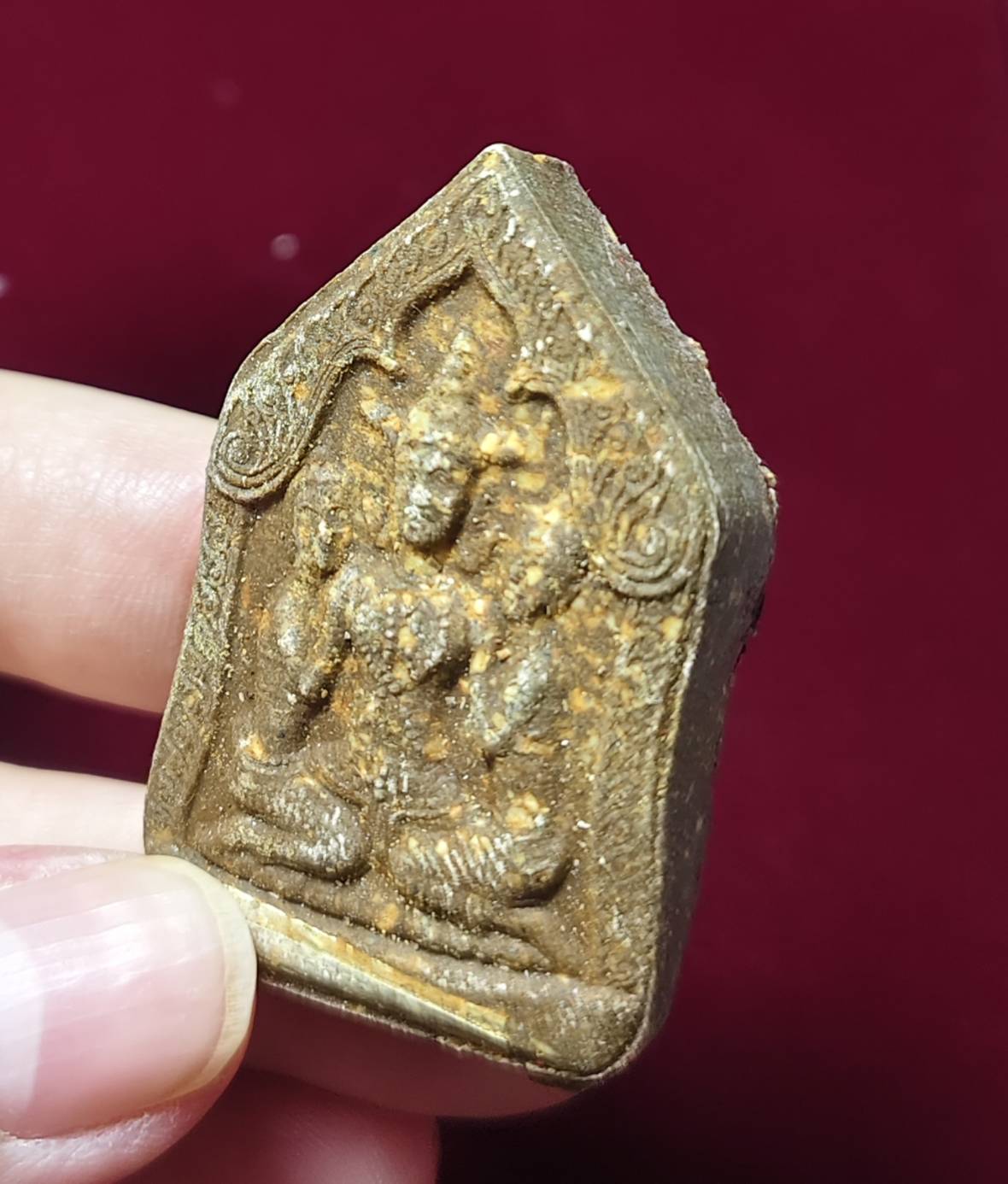 พญาเขาคำ หลังนะปะถะมัง (ตะกรุดเงิน) พระมหาวารินทร์ วัดสันต้นหมื้อ จ.เชียงใหม่ ปี 2560