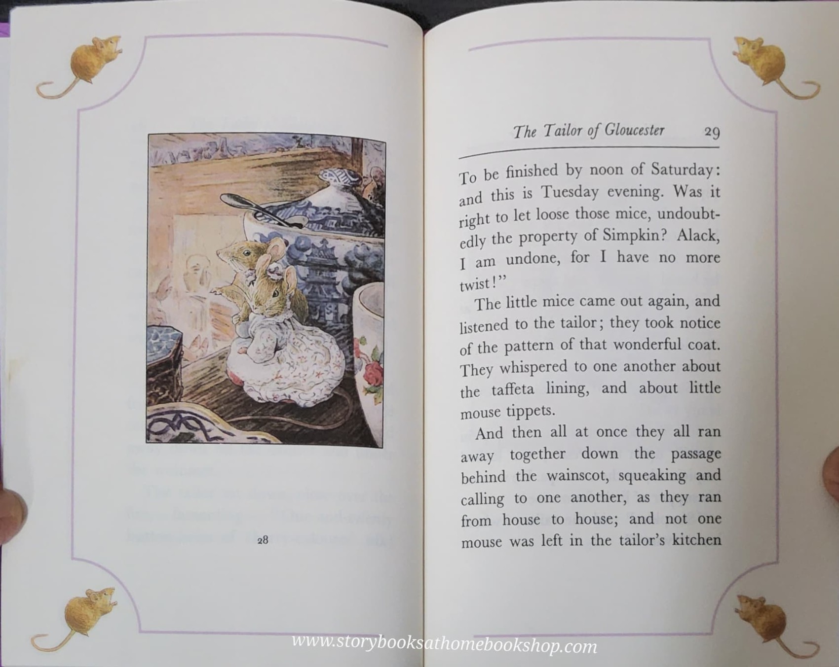 หนังสือนิทานปกแข็ง** 🍅🍓THE TALLOR OF GLOUCESTER BY BEATRIX POTTER